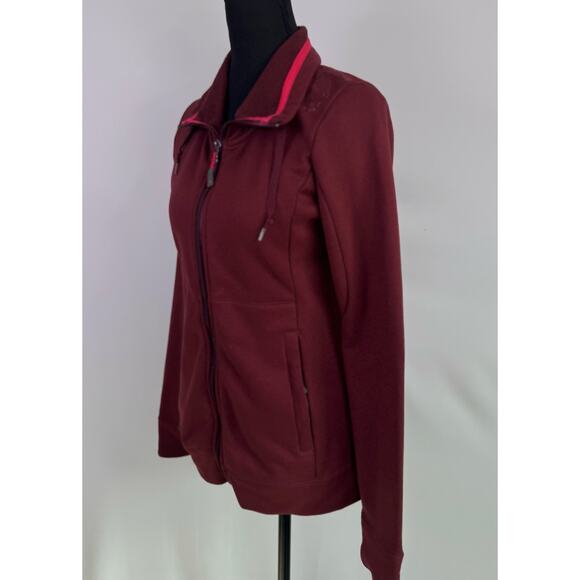 Outdoor Research Burgundy Full Zip Fleece Jacket Size Small Petite - Picture 3 of 12